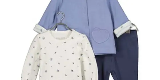 BLUE SEVEN Baby Set 3-tlg. Mittelblau ansehen