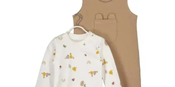 BLUE SEVEN Baby Set Body + Strampler Nuss ansehen