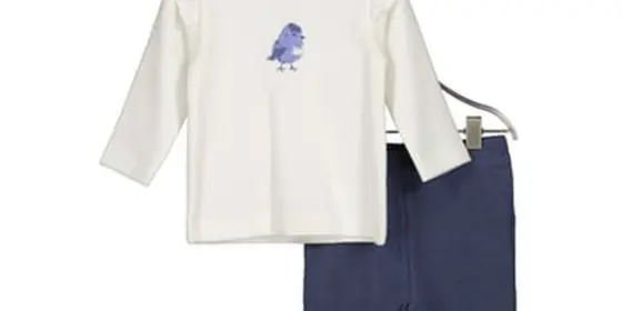 BLUE SEVEN Baby Set Shirt + Hose Offwhite ansehen