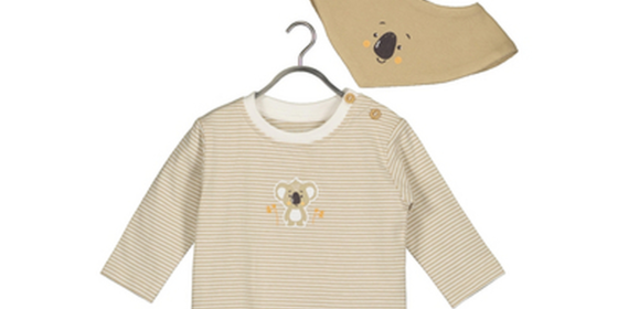 BLUE SEVEN Langarmshirt + Halstuch Caramel ansehen