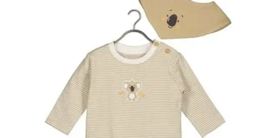 BLUE SEVEN Langarmshirt + Halstuch Caramel ansehen