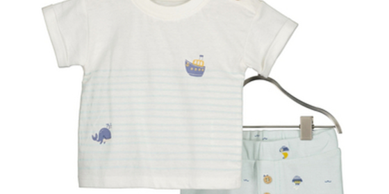 BLUE SEVEN T-Shirt + Short Set Off White ansehen