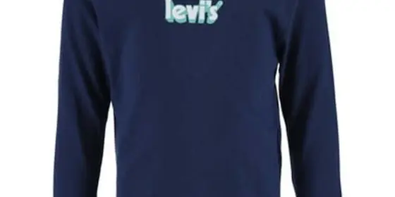 Levi's® Langarmshirt mit Allover-Print dunkelblau ansehen