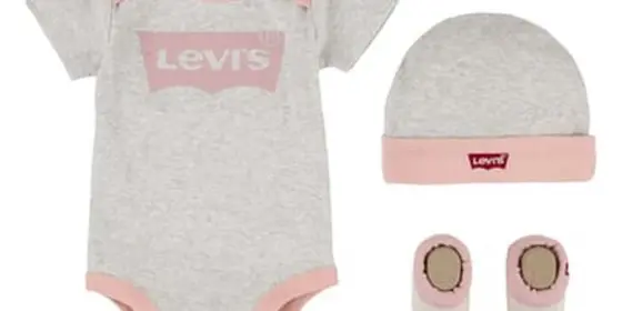 Levi's®Set Body mit Mütze und Schuhe grau ansehen