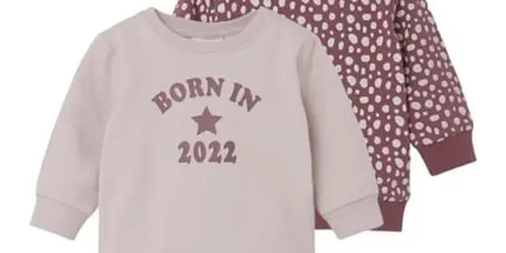 name it Sweatshirt 2er Pack Nbfbabeth Crushed Berry ansehen