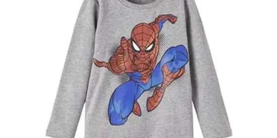 name it Langarmshirt Spiderman Nmmoktav Grey Melange ansehen