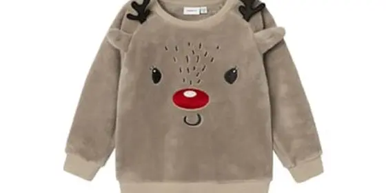 name it Sweatshirt Nmnreindeer Weathered Teak ansehen