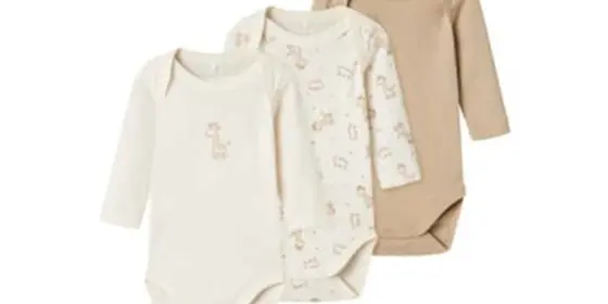 name it Langarmbody 3er Pack Jet Stream ansehen