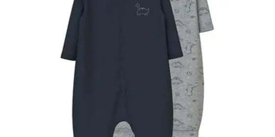 name it Schlafoverall 2er Pack Grey Melange ansehen