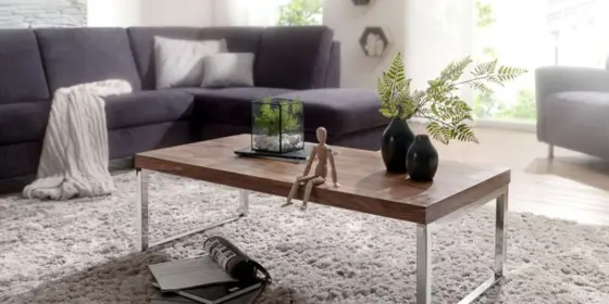 Couchtisch Massivholztisch NUKA 120x60x40 cm Holz Sheesham ansehen