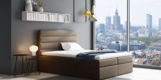 Boxspringbett Schlafzimmerbett LUCA 180x200cm Schokoladenbraun ansehen