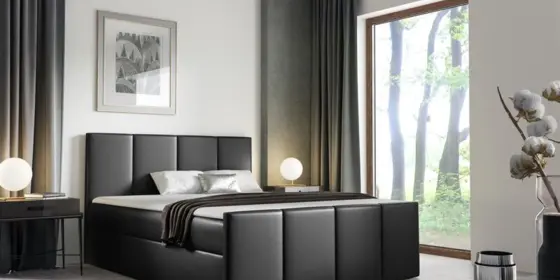 Boxspringbett Schlafzimmerbett SVERRE 180x200cm in div. Farbvarianten ansehen