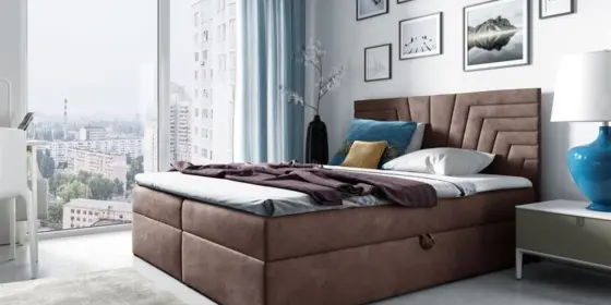 Boxspringbett Schlafzimmerbett 180x200cm LAZARO Nr.4 Altrosa inkl. Bettkasten ansehen
