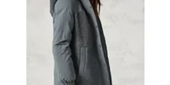 Cecil Damen Lange Materialmix-Jacke in Grau, Gr: XL ansehen