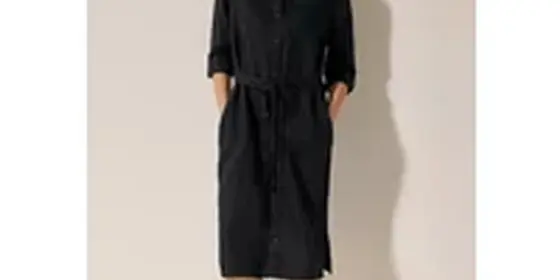 Cecil Damen Kleid aus Leinen in Schwarz, Gr: XS ansehen