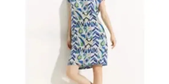 Cecil Damen Sommer Print Kleid in Weiß, Gr: L ansehen