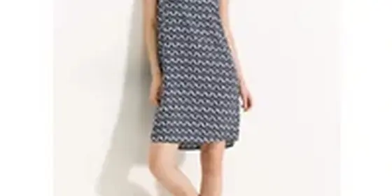 Cecil Damen Print Sommer-Kleid in Weiß, Gr: S ansehen