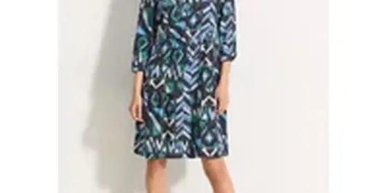 Cecil Damen Tunika Kleid mit Print in Blau, Gr: M ansehen