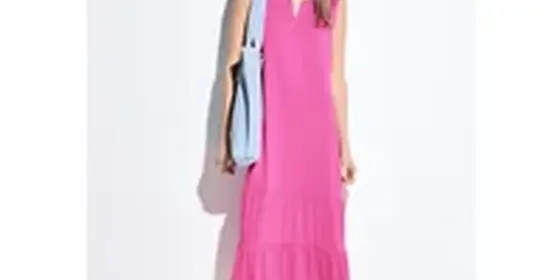Cecil Damen Jersey Sommerkleid in Pink, Gr: XS ansehen