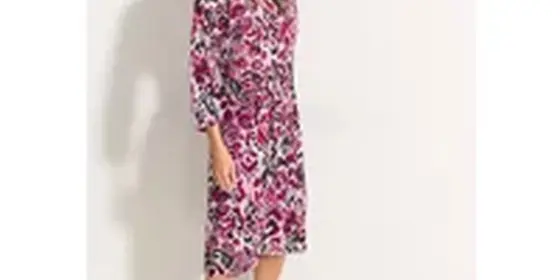 Cecil Damen Tunika Kleid mit Print in Pink, Gr: L ansehen