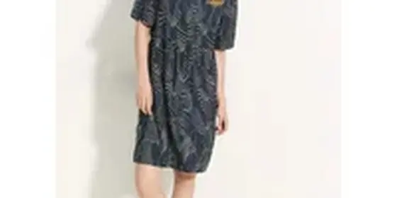 Cecil Damen Sommerkleid mit Print in Blau, Gr: L ansehen