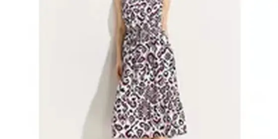 Cecil Damen Sommerkleid mit Print in Weiß, Gr: XL ansehen