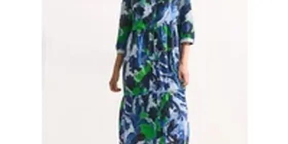 Cecil Damen Midikleid mit Print in Weiß, Gr: L ansehen