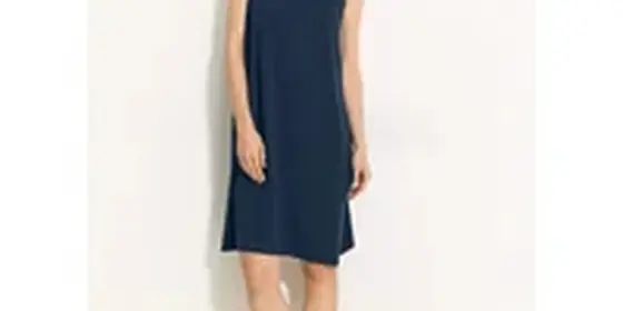 Cecil Damen Jersey Kleid in Blau, Gr: M ansehen