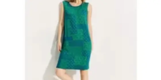 Cecil Damen Patchwork Print Kleid in Grün, Gr: XXL ansehen