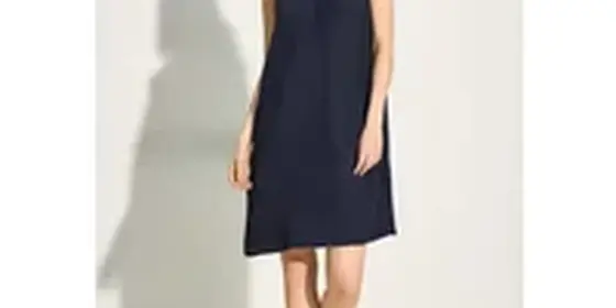 Cecil Damen Struktur Kleid in Blau, Gr: M ansehen