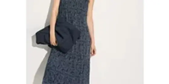 Cecil Damen Mesh Kleid mit Print in Blau, Gr: XXL ansehen
