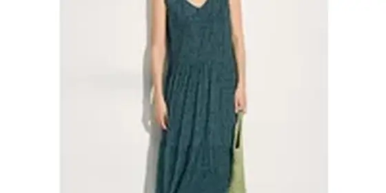 Cecil Damen Mesh Kleid mit Print in Grün, Gr: XL ansehen