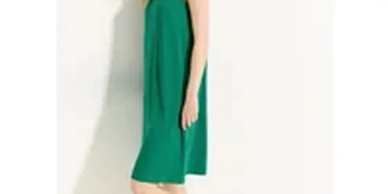 Cecil Damen Jersey Kleid in Grün, Gr: M ansehen