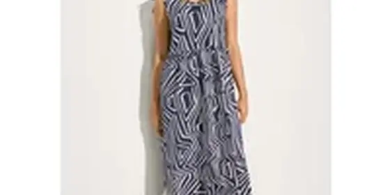 Cecil Damen Jersey Kleid mit Print in Blau, Gr: S ansehen