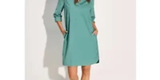 Cecil Damen Cord-Kleid in Unifarbe in Grün, Gr: XL ansehen
