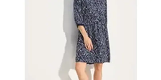 Cecil Damen Print Hemdblusenkleid in Blau, Gr: XL ansehen