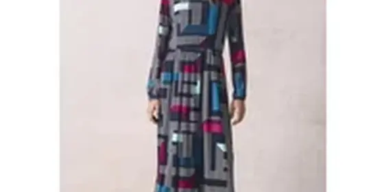 Cecil Damen Bedrucktes Meshkleid in Blau, Gr: XL ansehen