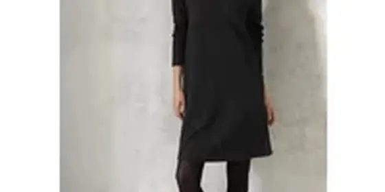 Cecil Damen Glitzerndes Ottoman-Kleid in Schwarz, Gr: M ansehen