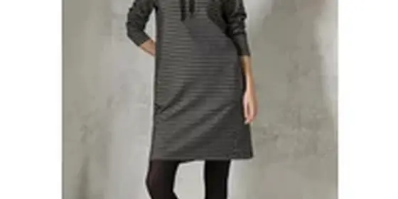 Cecil Damen Minimal Jaquard Kleid in Schwarz, Gr: XS ansehen