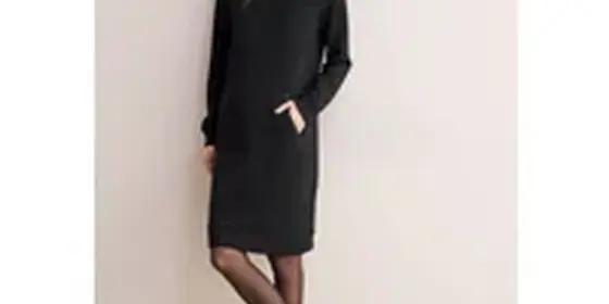 Cecil Damen Kleid mit Kapuze in Schwarz, Gr: L ansehen