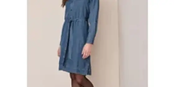 Cecil Damen Lyocell-Kleid in Blau, Gr: L ansehen