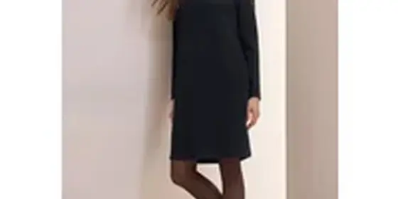 Cecil Damen Strukturiertes Sweat Kleid in Blau, Gr: 3XL ansehen