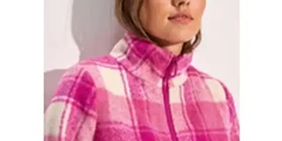 Cecil Damen Karierte Jacke in Pink, Gr: XS ansehen