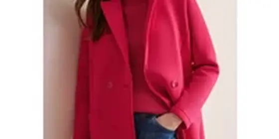 Cecil Damen Scuba-Mantel in Rot, Gr: L ansehen