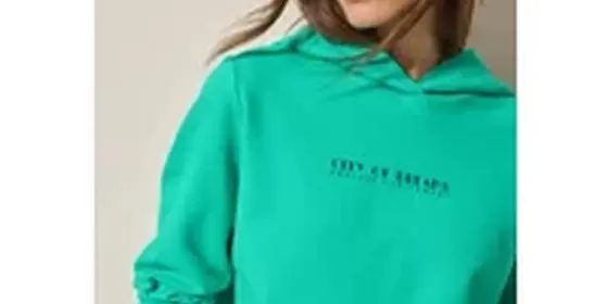 Cecil Damen Twillstruktur-Hoodie in Grün, Gr: L ansehen