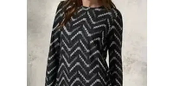 Cecil Damen Shirt mit grafischem Muster in Schwarz, Gr: XL ansehen
