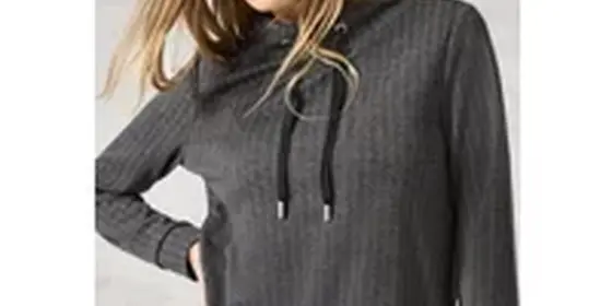 Cecil Damen Shirt im Nadelstreifen-Look in Grau, Gr: XXL ansehen