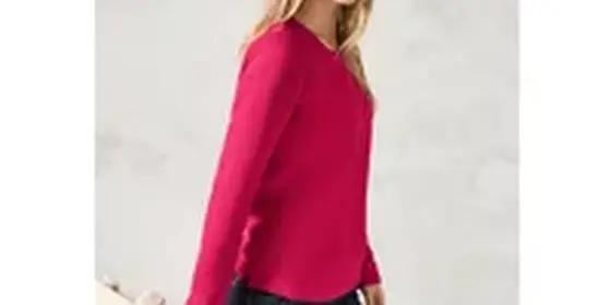 Cecil Damen Strukturshirt in Rot, Gr: L ansehen