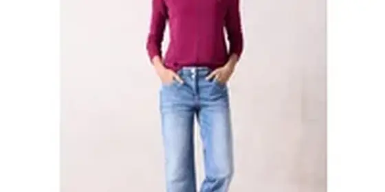 Cecil Damen Ottoman-Shirt in Pink, Gr: S ansehen