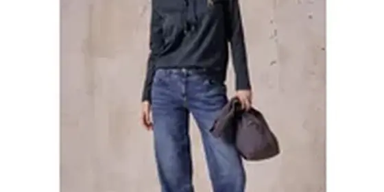 Cecil Damen Hoodie mit Nadelstreifen in Blau, Gr: S ansehen
